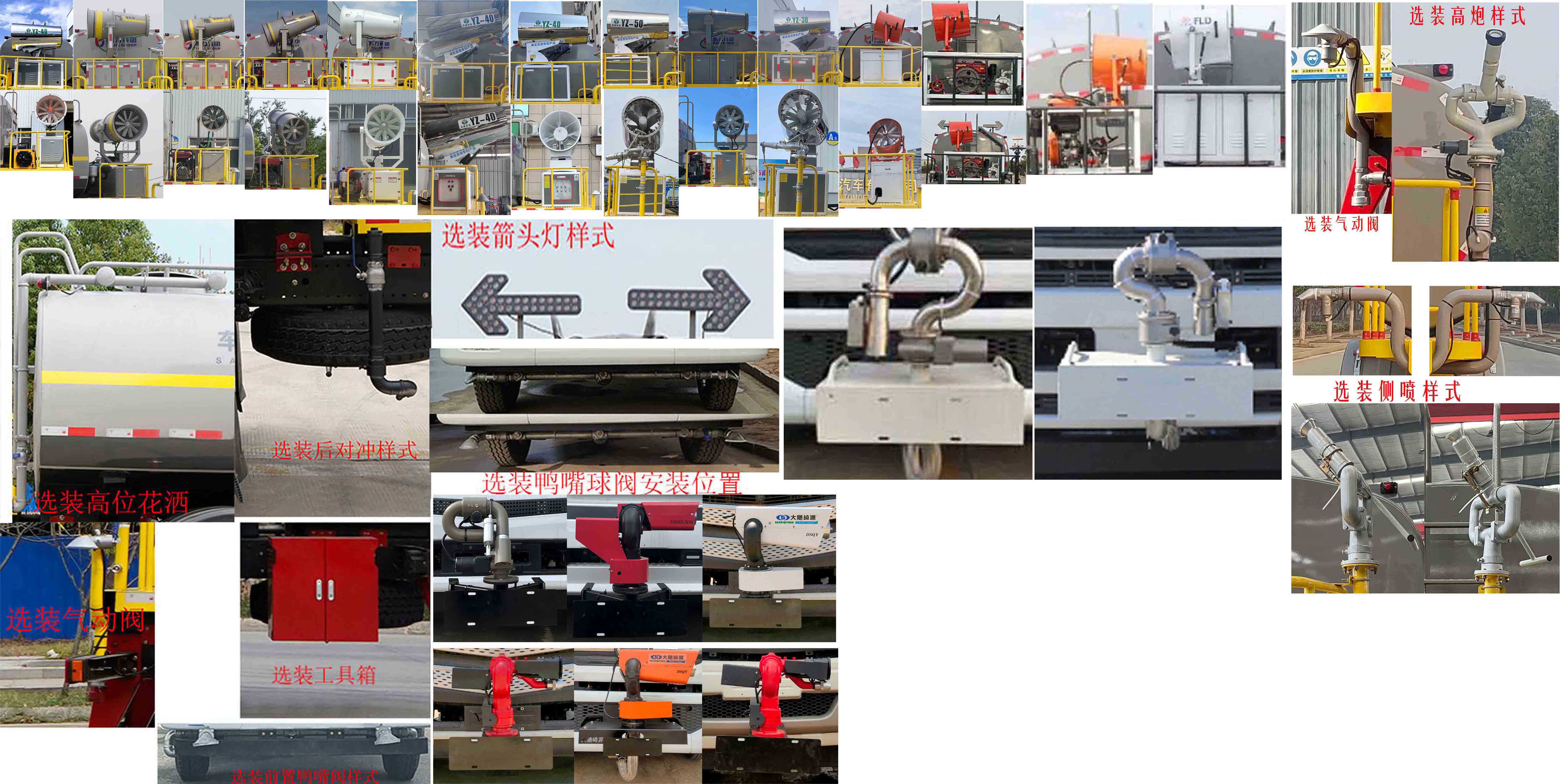 凱力風(fēng)牌KLF5312TDYZ6多功能抑塵車公告圖片