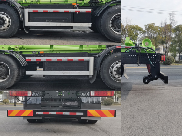 耶律潔牌SWT5311ZXXBEV純電動車廂可卸式垃圾車公告圖片