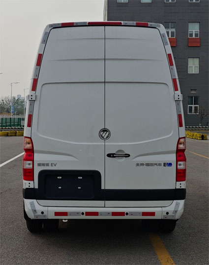 福田牌BJ5048XXYEVR1純電動廂式貨車公告圖片