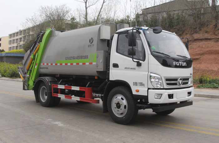 縱昂牌CLT5122ZYSBJ6A壓縮式垃圾車