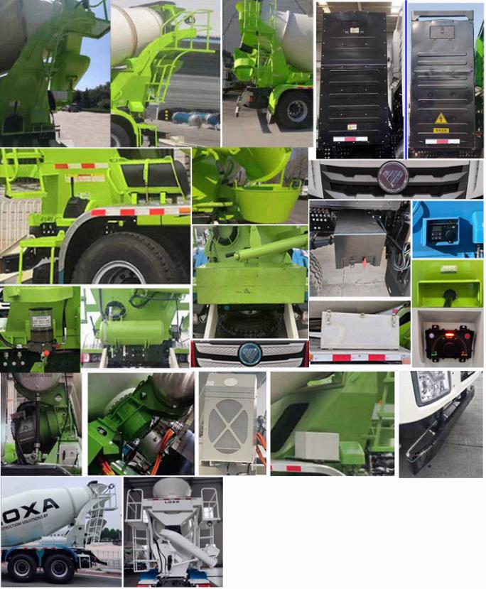 雷薩牌FLX5311GJBEV2A純電動(dòng)混凝土攪拌運(yùn)輸車公告圖片