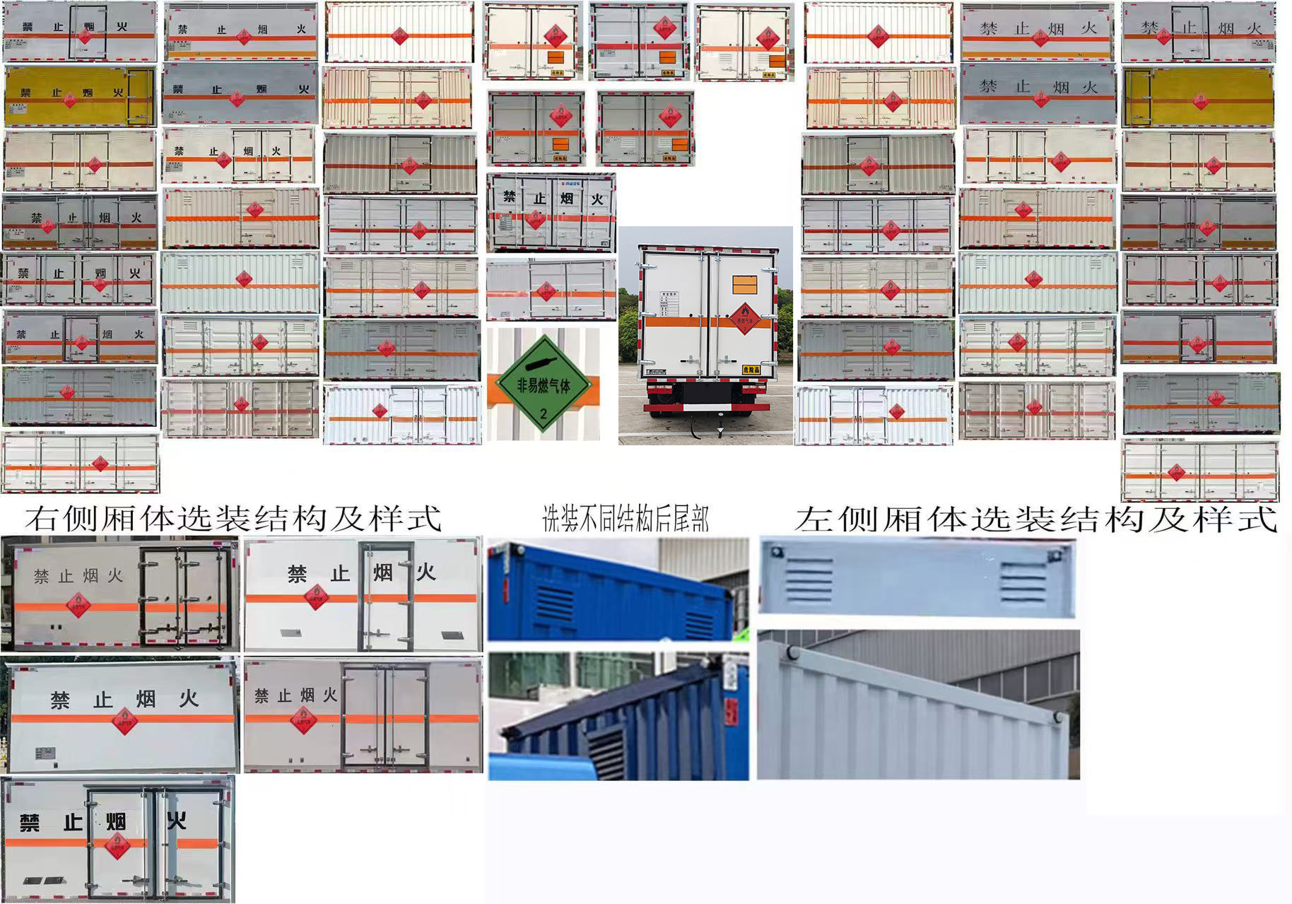 專(zhuān)威牌HTW5044XRQE6易燃?xì)怏w廂式運(yùn)輸車(chē)公告圖片