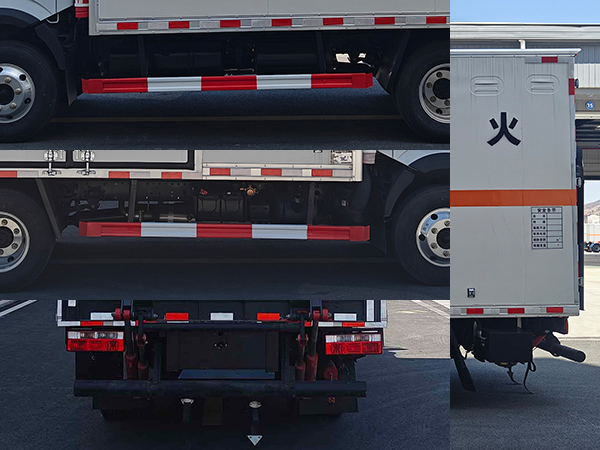 專(zhuān)威牌HTW5044XRQE6易燃?xì)怏w廂式運(yùn)輸車(chē)公告圖片