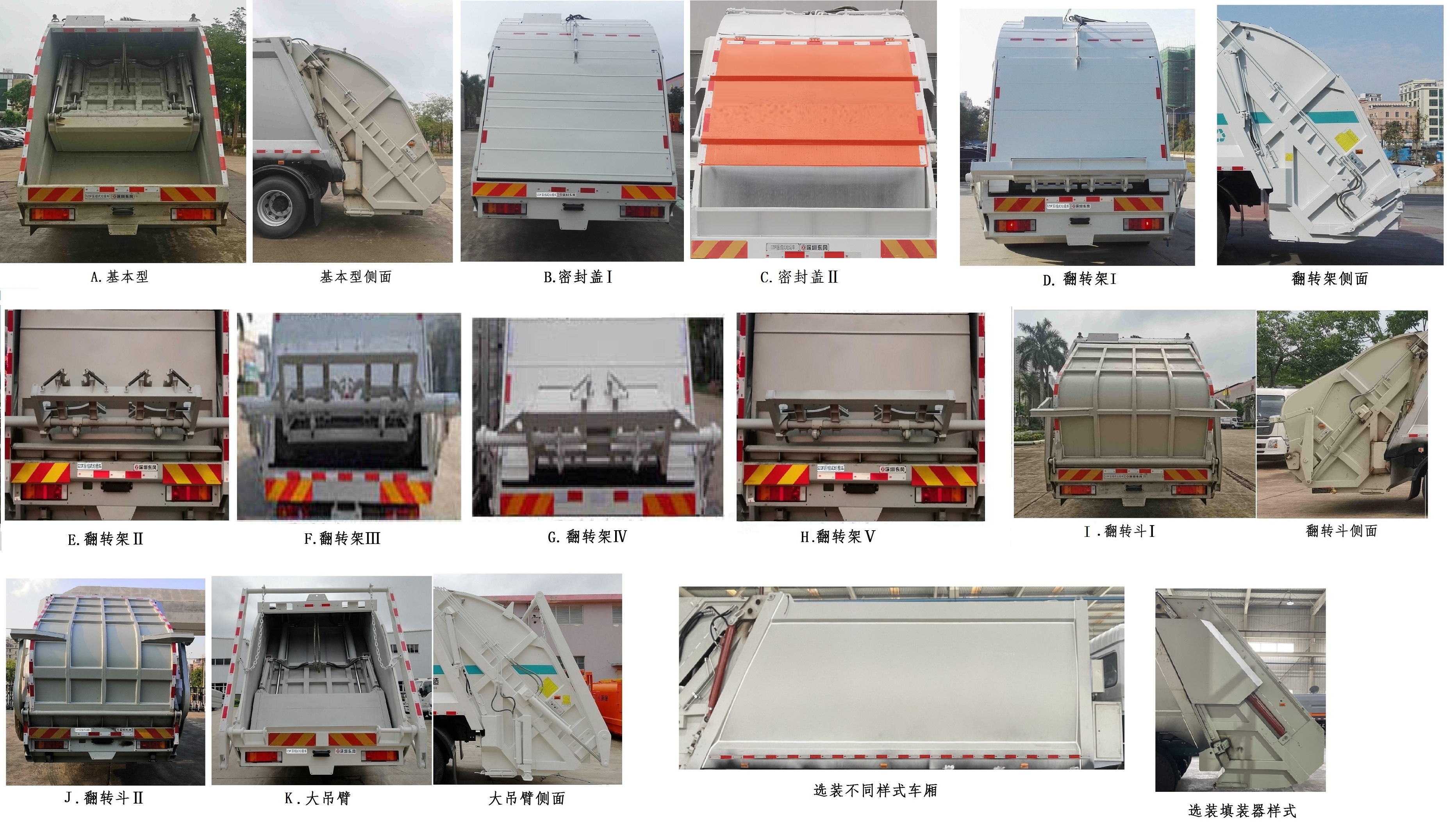 東風(fēng)牌EQ5255ZYSS6壓縮式垃圾車公告圖片