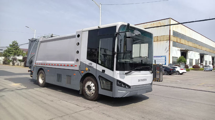三聯(lián)牌YSY5183ZYSBEV純電動(dòng)壓縮式垃圾車