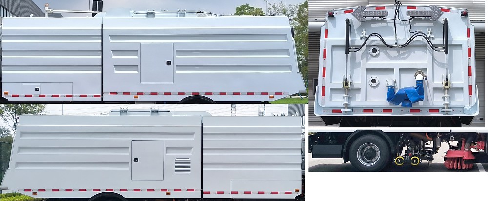 綠葉牌JYJ5187TXSBEV純電動洗掃車公告圖片