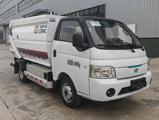 中國中車牌TEG5041ZZZAZCBEV1純電動(dòng)自裝卸式垃圾車公告圖片