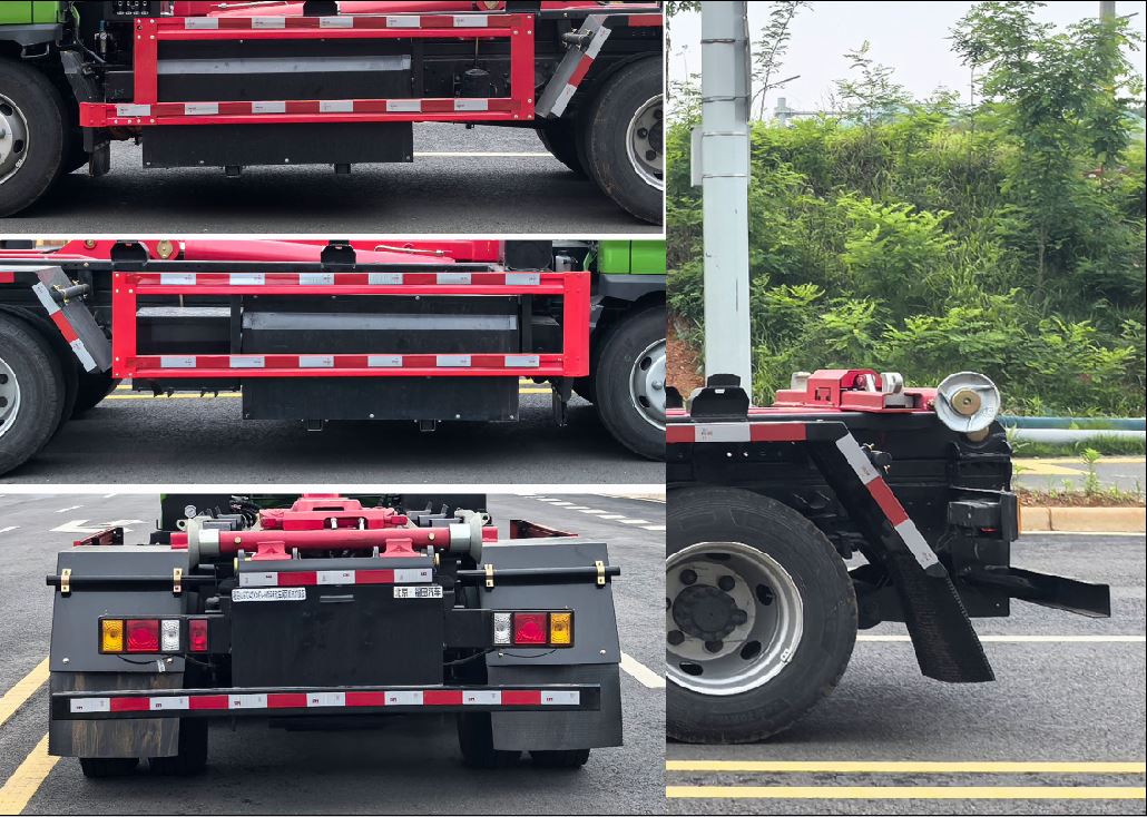 福田牌BJ5124ZXXEV-H1純電動車廂可卸式垃圾車公告圖片