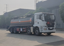 专威牌HTW5328GFWSX6腐蚀性物品罐式运输车