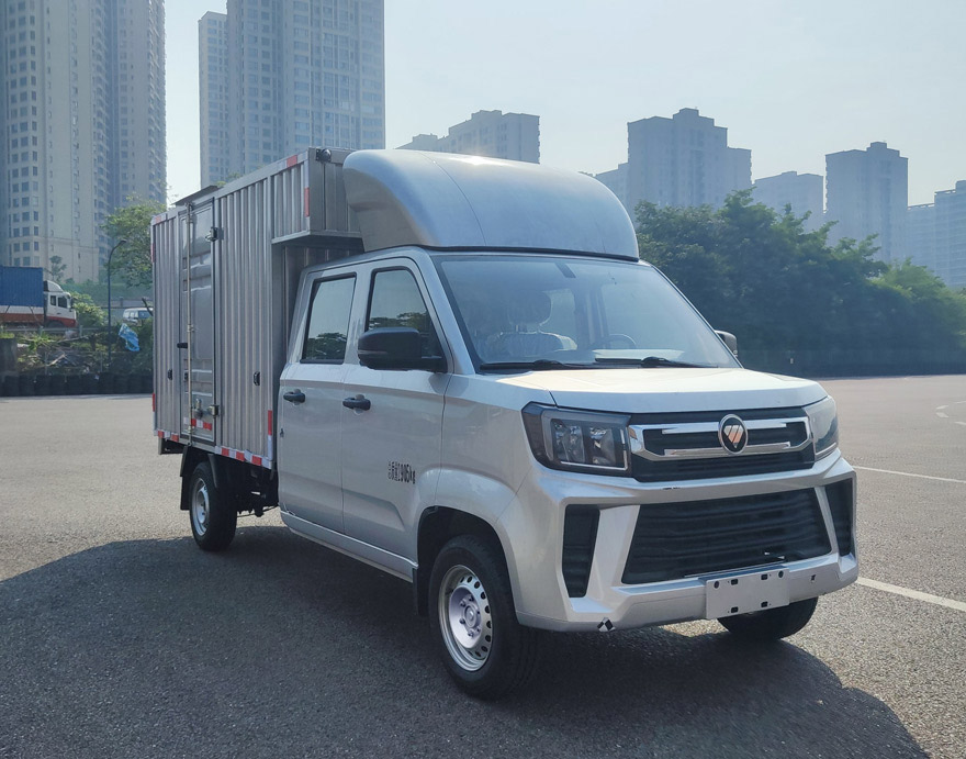福田牌BJ5030XXY3AV7-87廂式貨車公告圖片