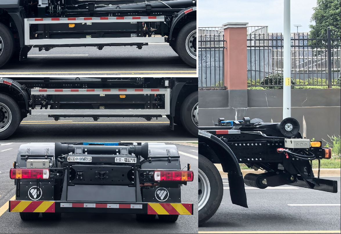 福田牌BJ5250ZXXEV-H1純電動車廂可卸式垃圾車公告圖片