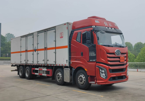 專力牌ZLC5321XFWC6腐蝕性物品廂式運(yùn)輸車