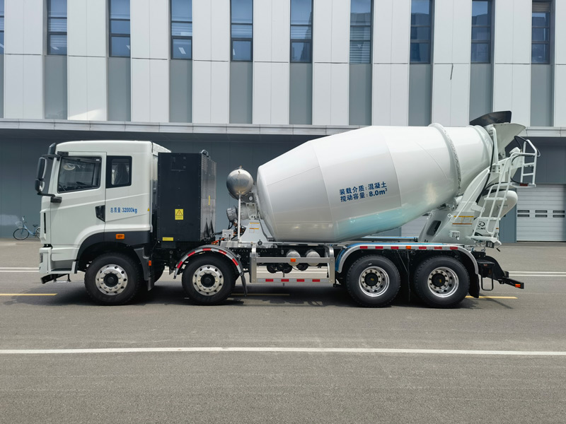 遠程牌HN5322GJBH41C2BEVY純電動混凝土攪拌運輸車公告圖片