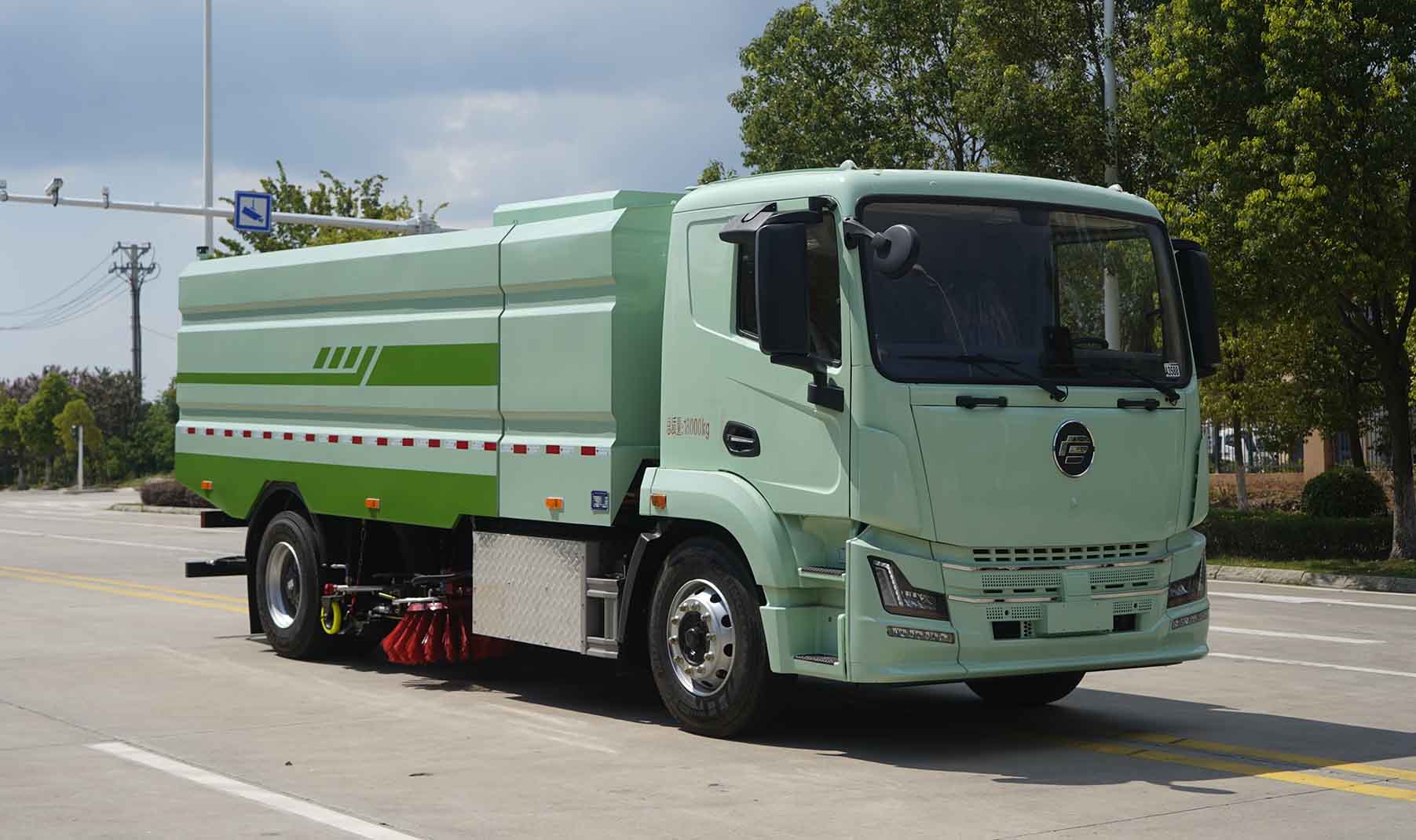 凱力風(fēng)牌KLF5187TXSBEV純電動洗掃車公告圖片