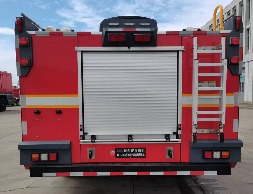 銀河牌BX5080GXFAP15/F6壓縮空氣泡沫消防車公告圖片