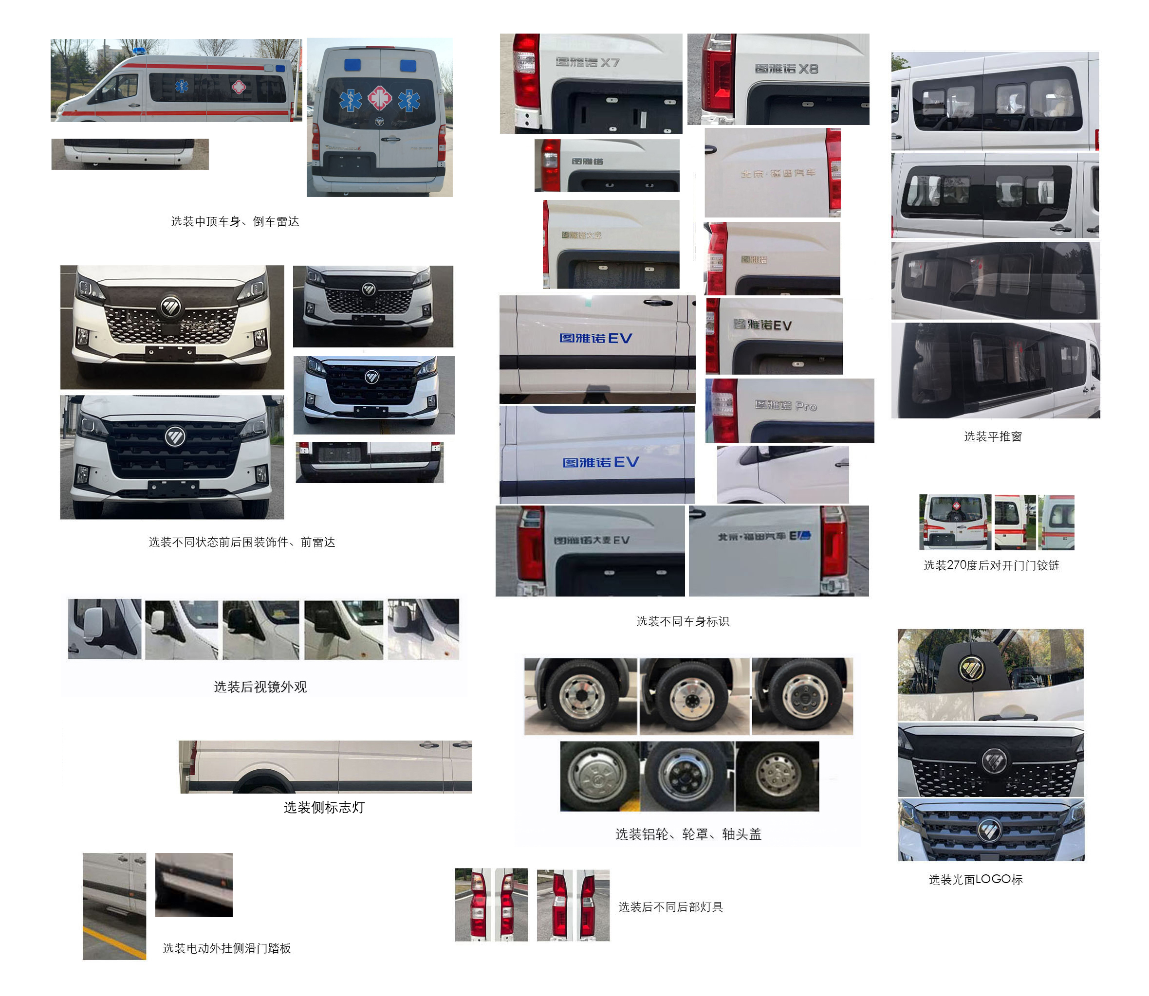 福田牌BJ5048XJHEV1純電動救護(hù)車公告圖片