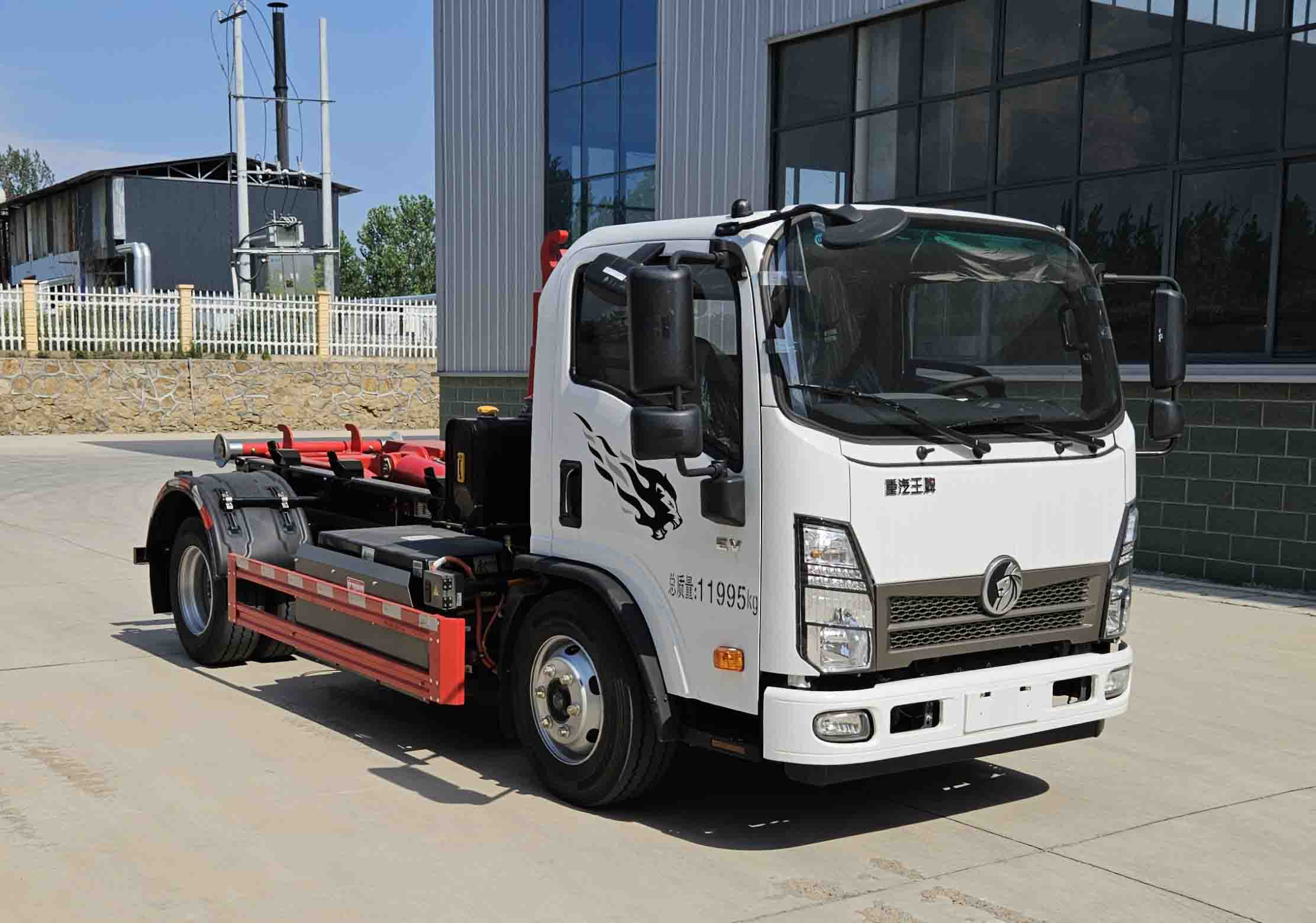 DCD5124ZXXCDWBEV型純電動(dòng)車廂可卸式垃圾車圖片