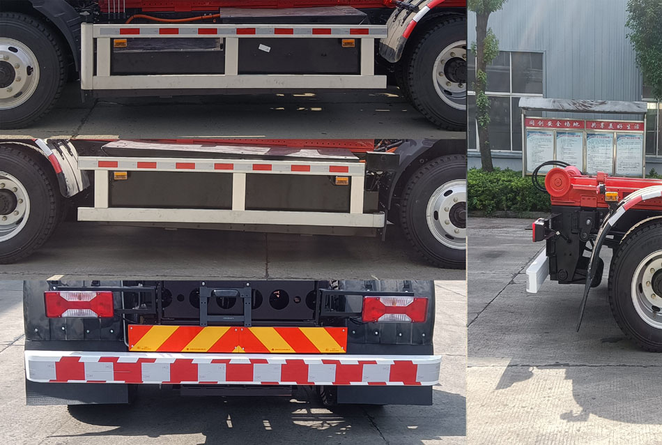 三聯(lián)牌YSY5140ZXXBEV純電動(dòng)車(chē)廂可卸式垃圾車(chē)公告圖片