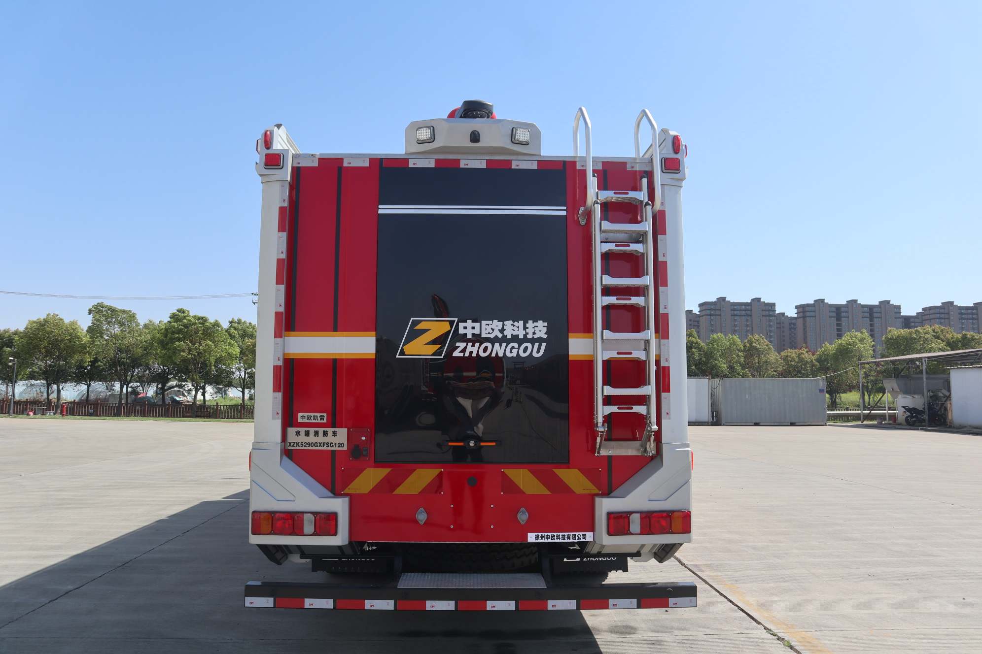 中歐凱雷牌XZK5291GXFSG120水罐消防車公告圖片