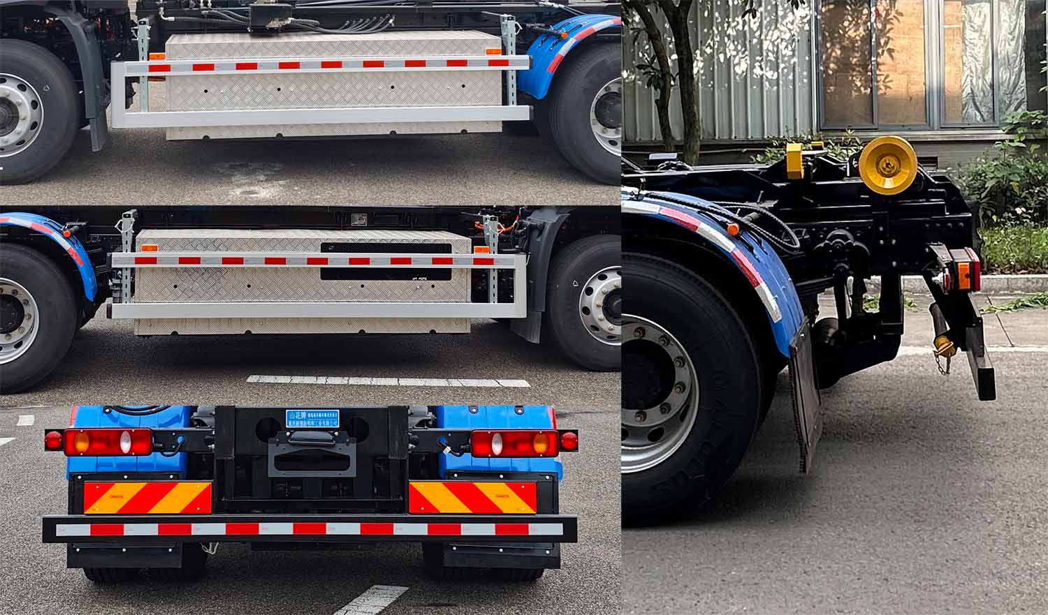 山花牌JHA5183ZXXDFCBEV純電動車廂可卸式垃圾車公告圖片