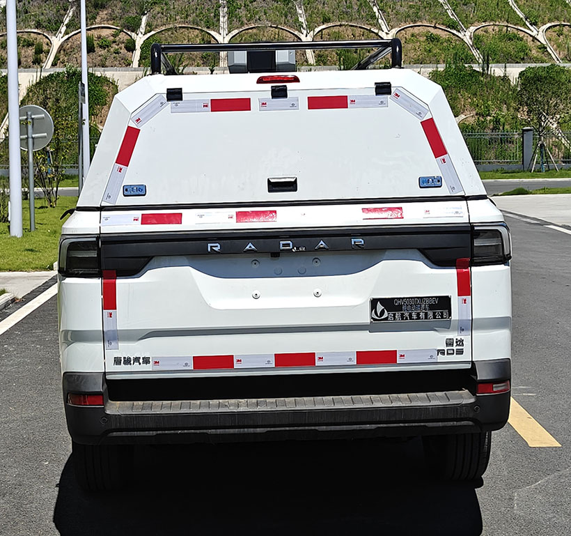 啟敬牌QHV5030TXUZBBEV純電動(dòng)巡邏車公告圖片