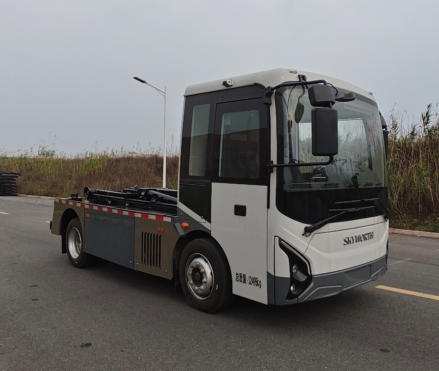 NJL5120ZXXTADEV型純電動(dòng)車廂可卸式垃圾車圖片