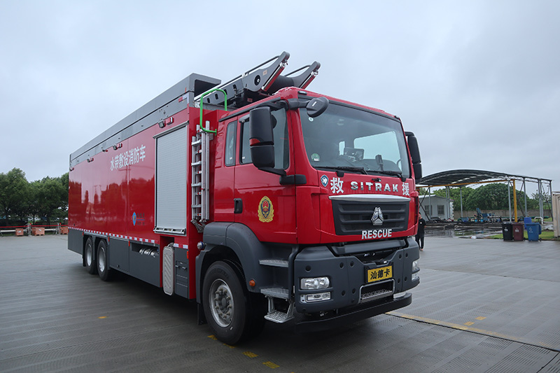 上格牌SGX5270TXFDF20水帶敷設(shè)消防車(chē)