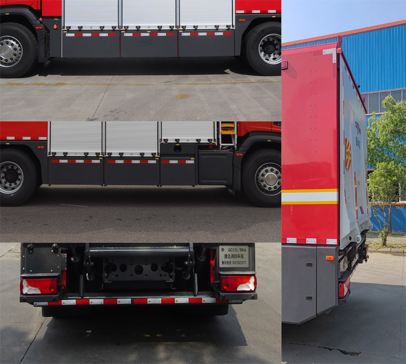 捷達(dá)消防牌SJD5200TXFQC250/SKA器材消防車公告圖片