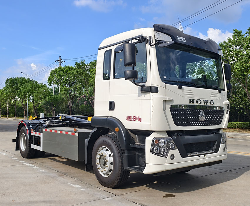 CQH5180ZXXZZBEV型純電動(dòng)車廂可卸式垃圾車圖片