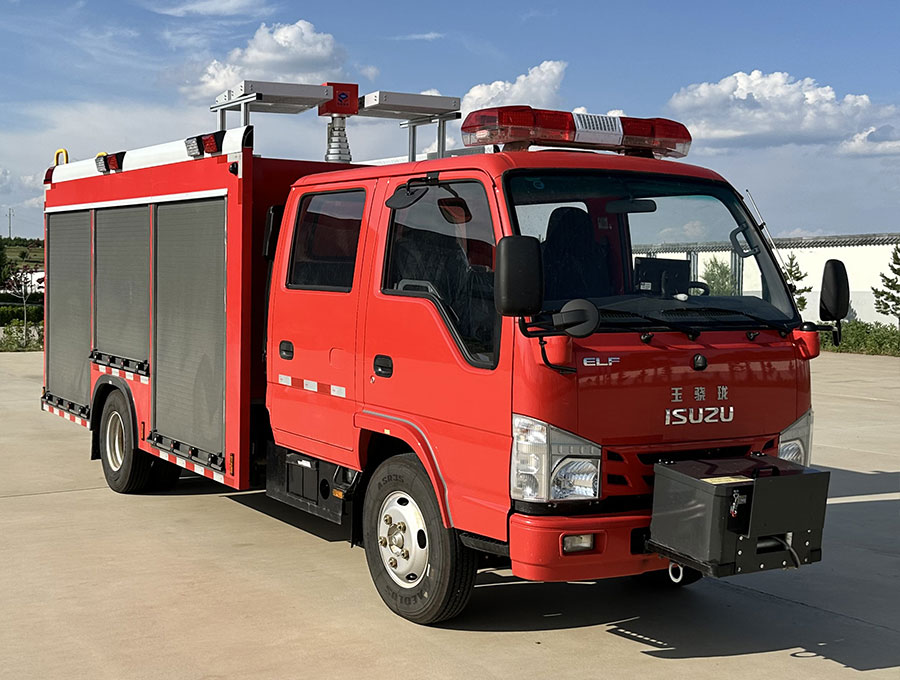 玉驍瓏牌YBH5060TXFQC60/Q6器材消防車