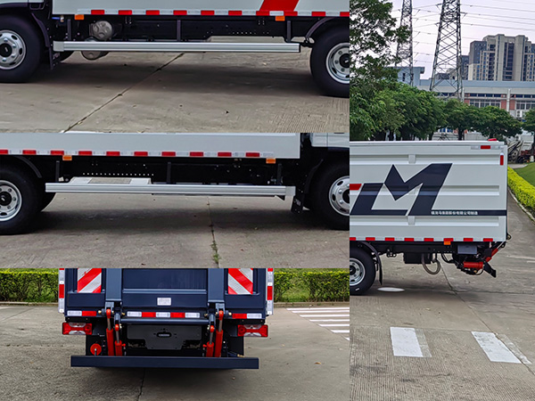 福龍馬牌FLM5080XTYNJBEV純電動(dòng)密閉式桶裝垃圾車(chē)公告圖片
