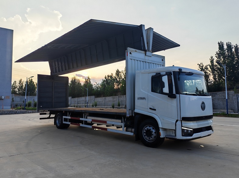 福田牌BJ5186XYKEVK2純電動(dòng)翼開啟廂式貨車公告圖片