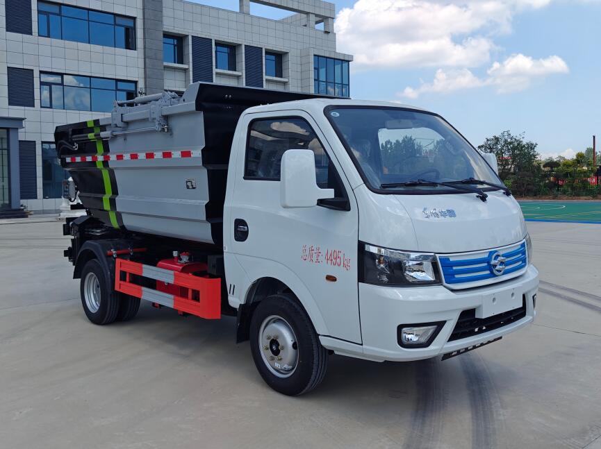 SCY5040ZZZDBEV型純電動自裝卸式垃圾車圖片
