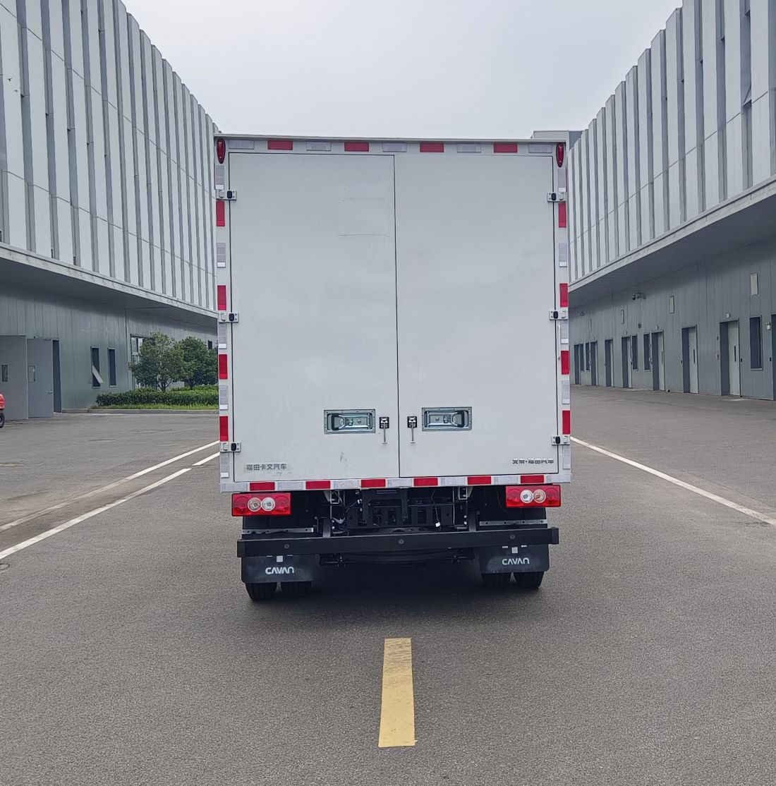 福田牌BJ5040XXYEVZA純電動廂式貨車公告圖片