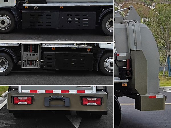 玉驍瓏牌YBH5127TCASHBEV純電動餐廚垃圾車公告圖片