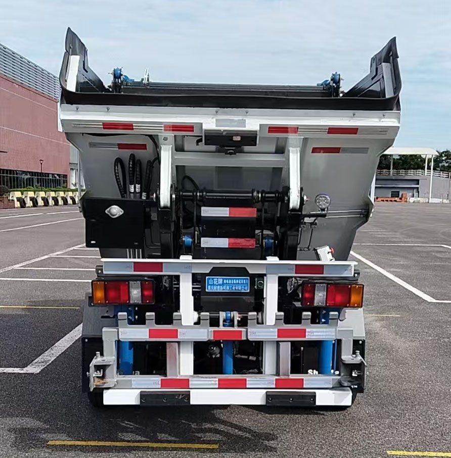 山花牌JHA5043ZZZDFABEV純電動自裝卸式垃圾車公告圖片