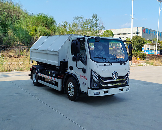 專致牌YZZ5040ZXXEQBEV純電動(dòng)車廂可卸式垃圾車公告圖片