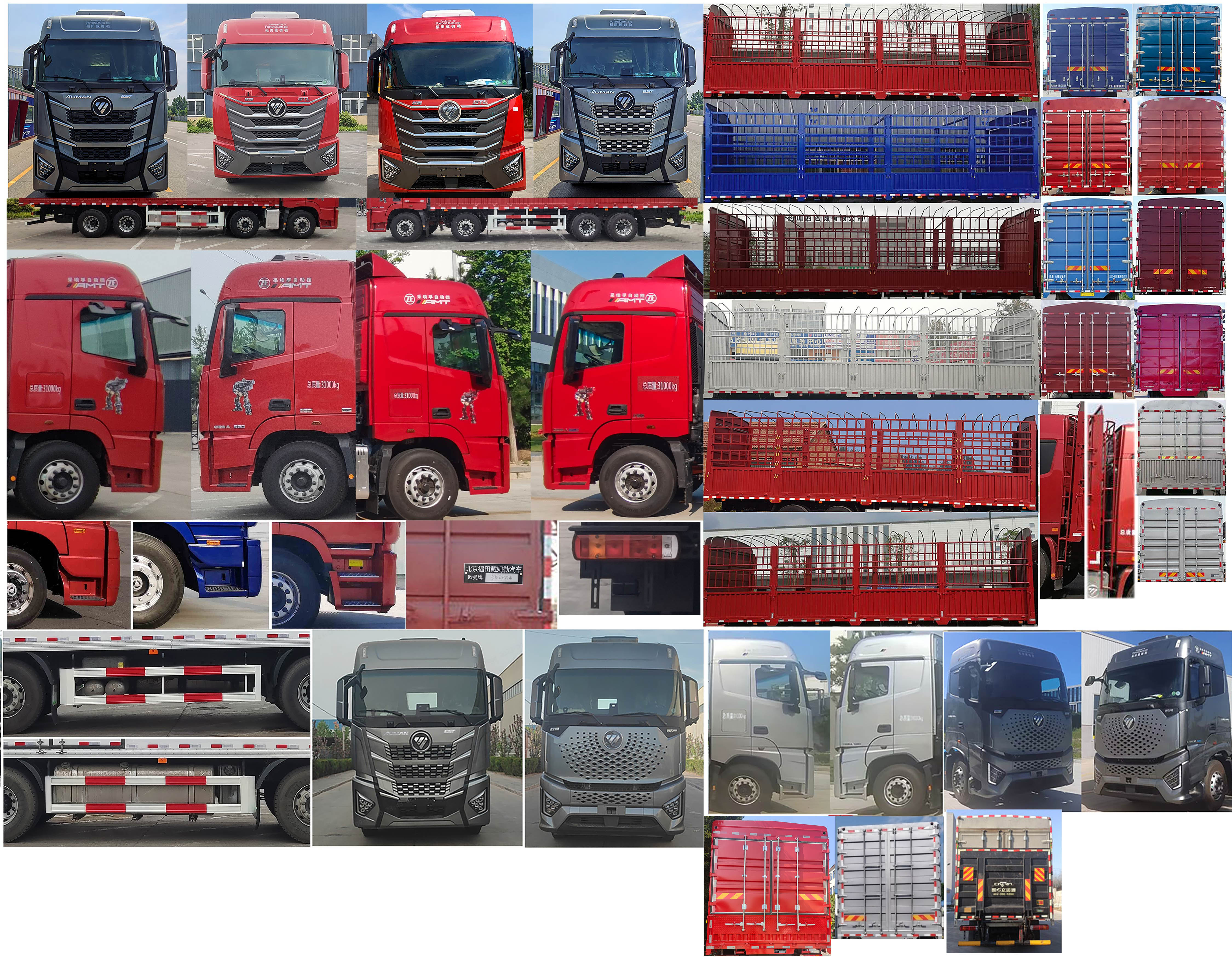 歐曼牌BJ5319CCYY6GRL-01倉(cāng)柵式運(yùn)輸車(chē)公告圖片