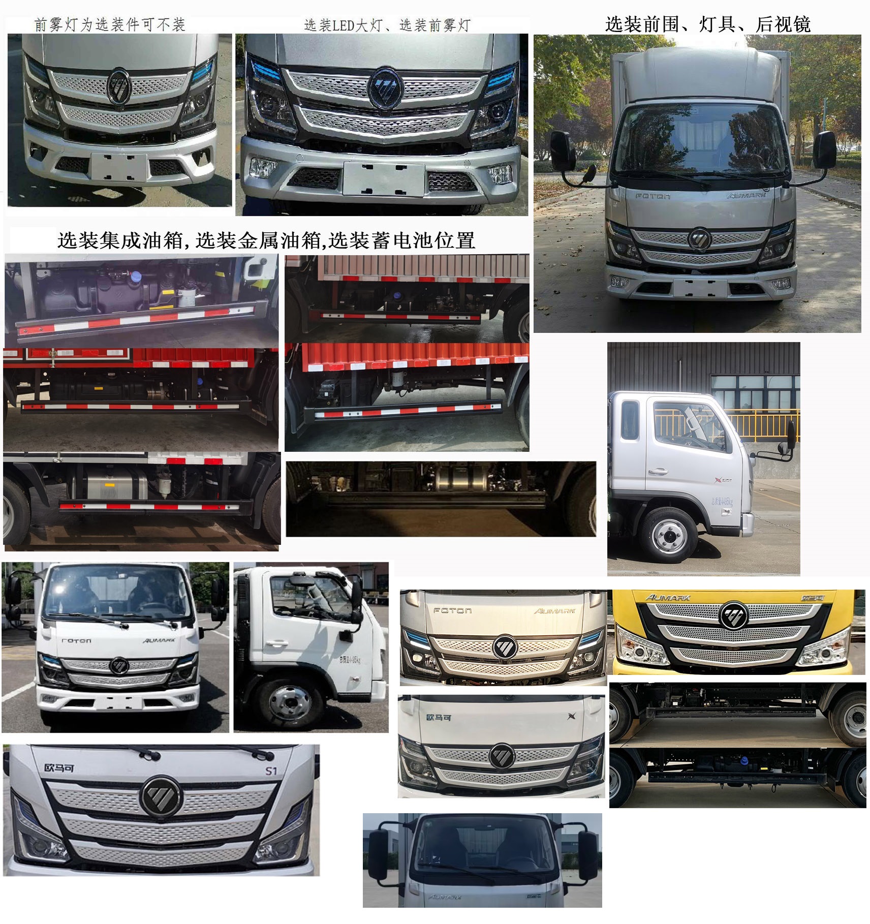 福田牌BJ5044XXY-FM廂式運(yùn)輸車公告圖片