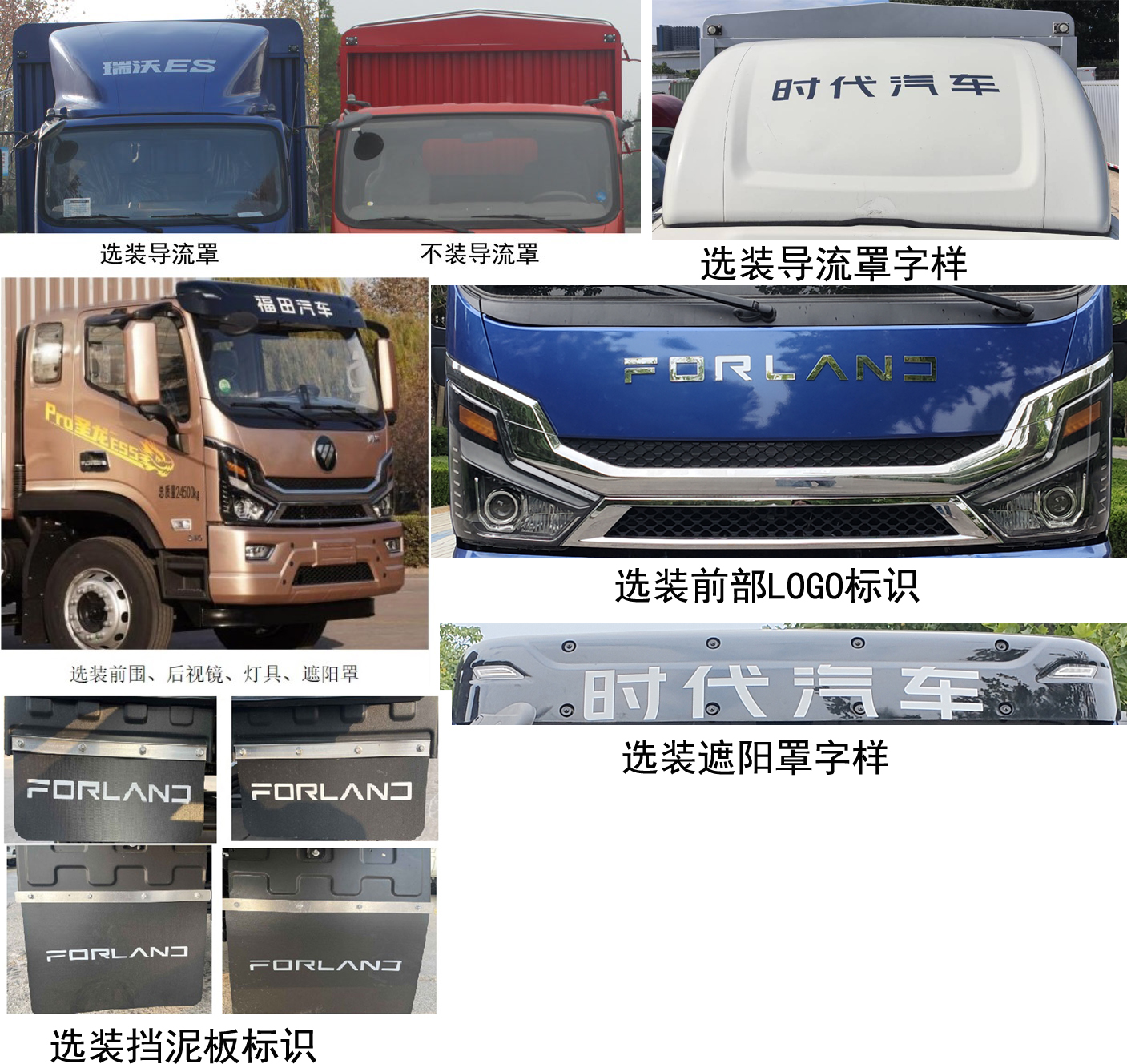 福田牌BJ5244CCYNPFB-01倉柵式運(yùn)輸車公告圖片