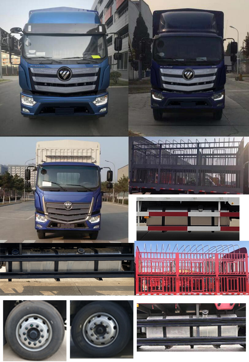 福田牌BJ5186CCQ-1M畜禽運(yùn)輸車公告圖片