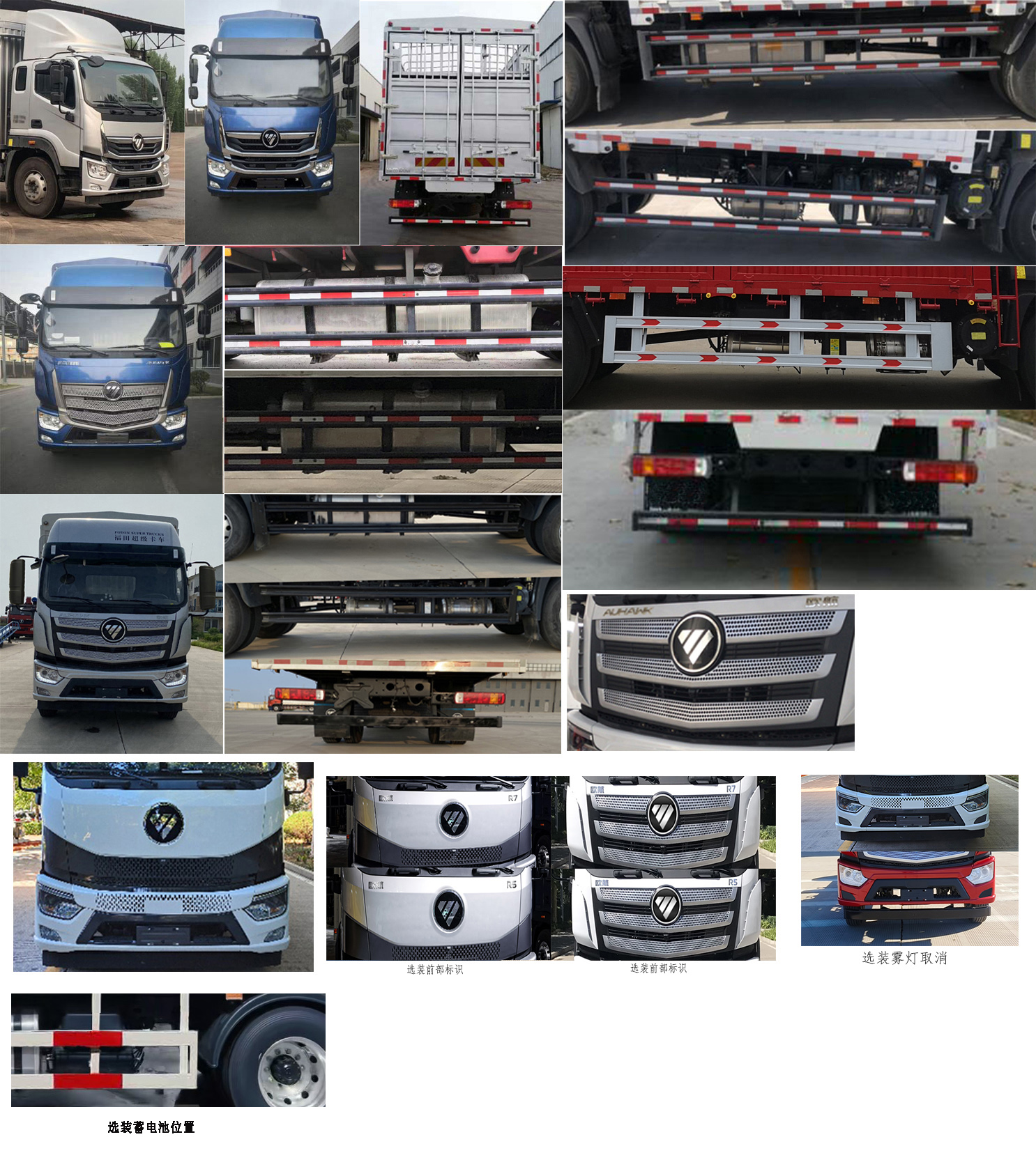 福田牌BJ5186CCQ-1M畜禽運(yùn)輸車公告圖片