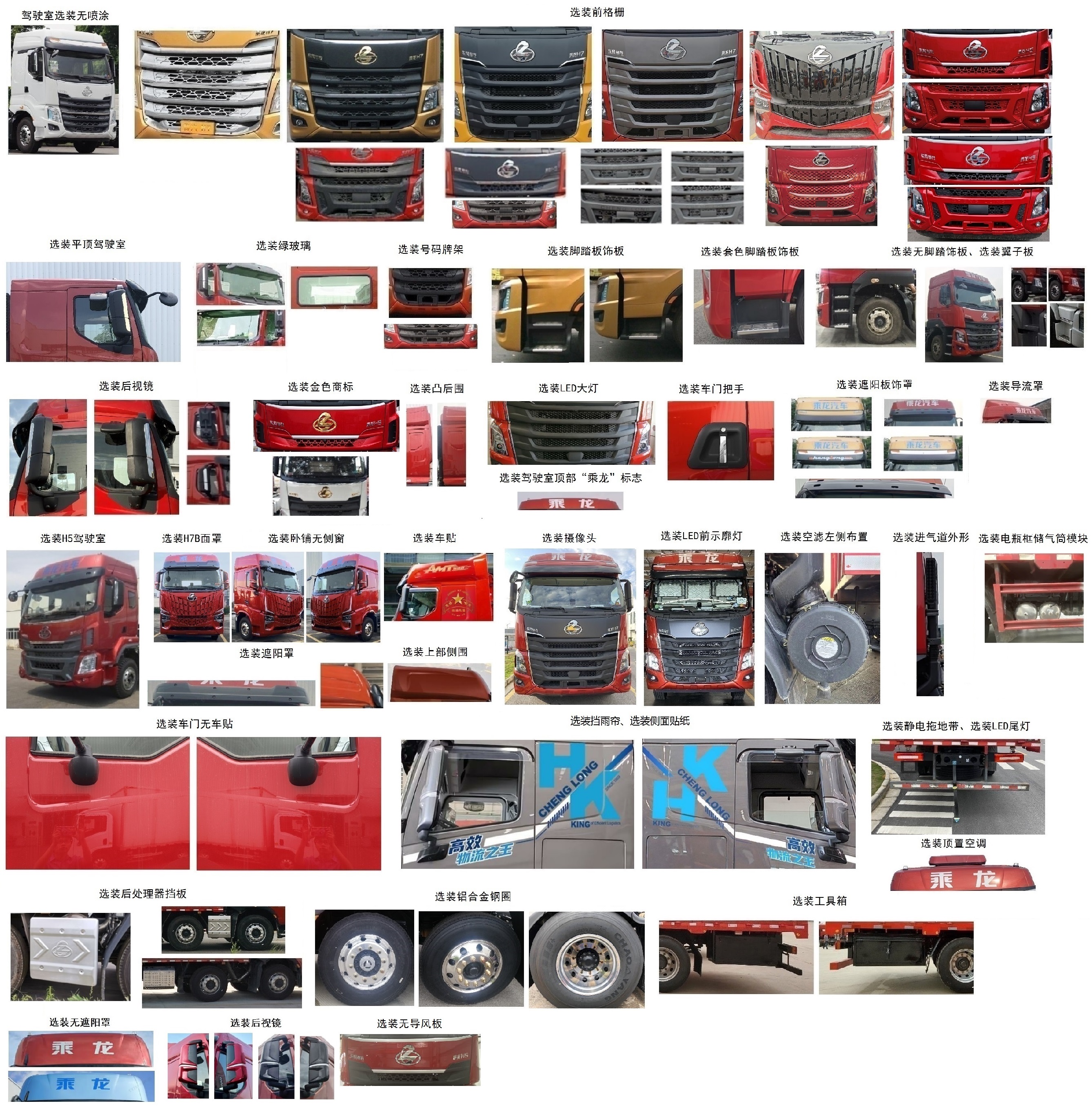 乘龍牌LZ5310XXYH7FC1廂式運(yùn)輸車公告圖片