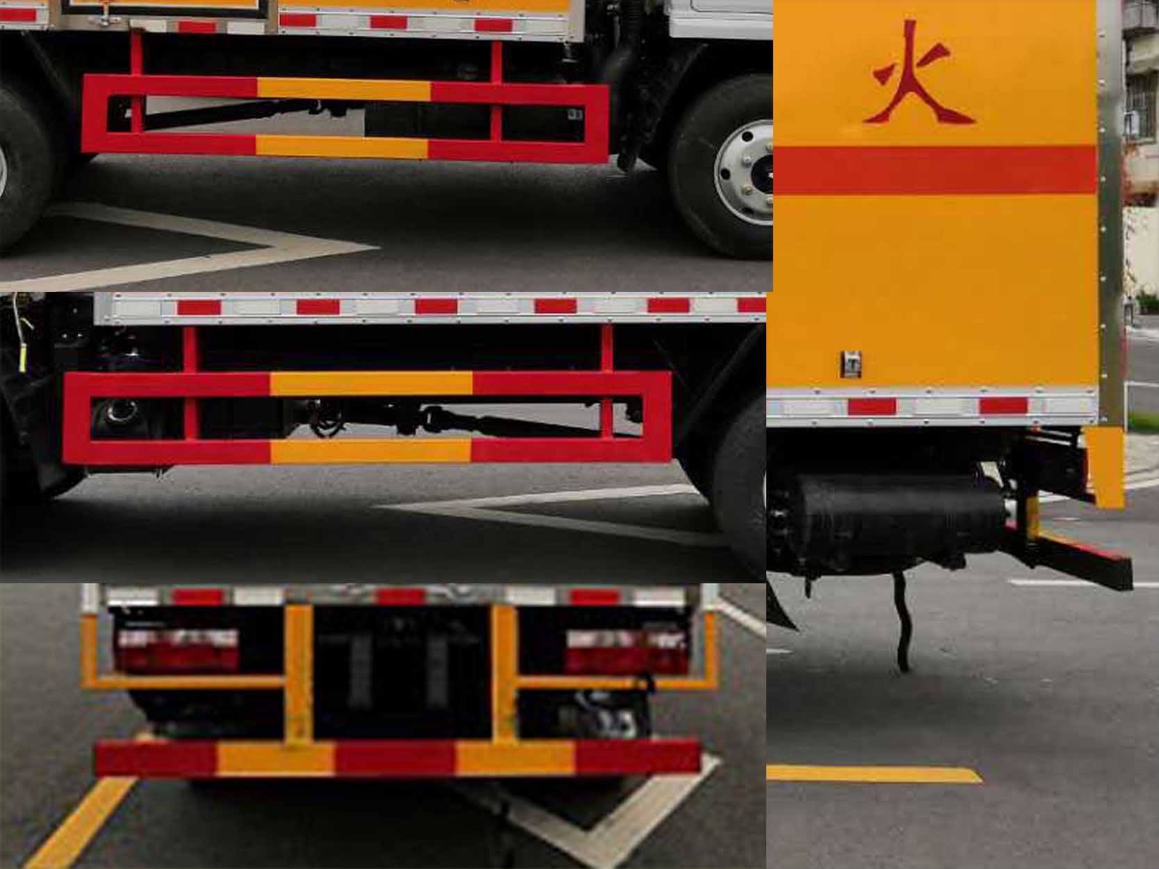 程力威牌CLW5040XRQE6易燃?xì)怏w廂式運(yùn)輸車公告圖片