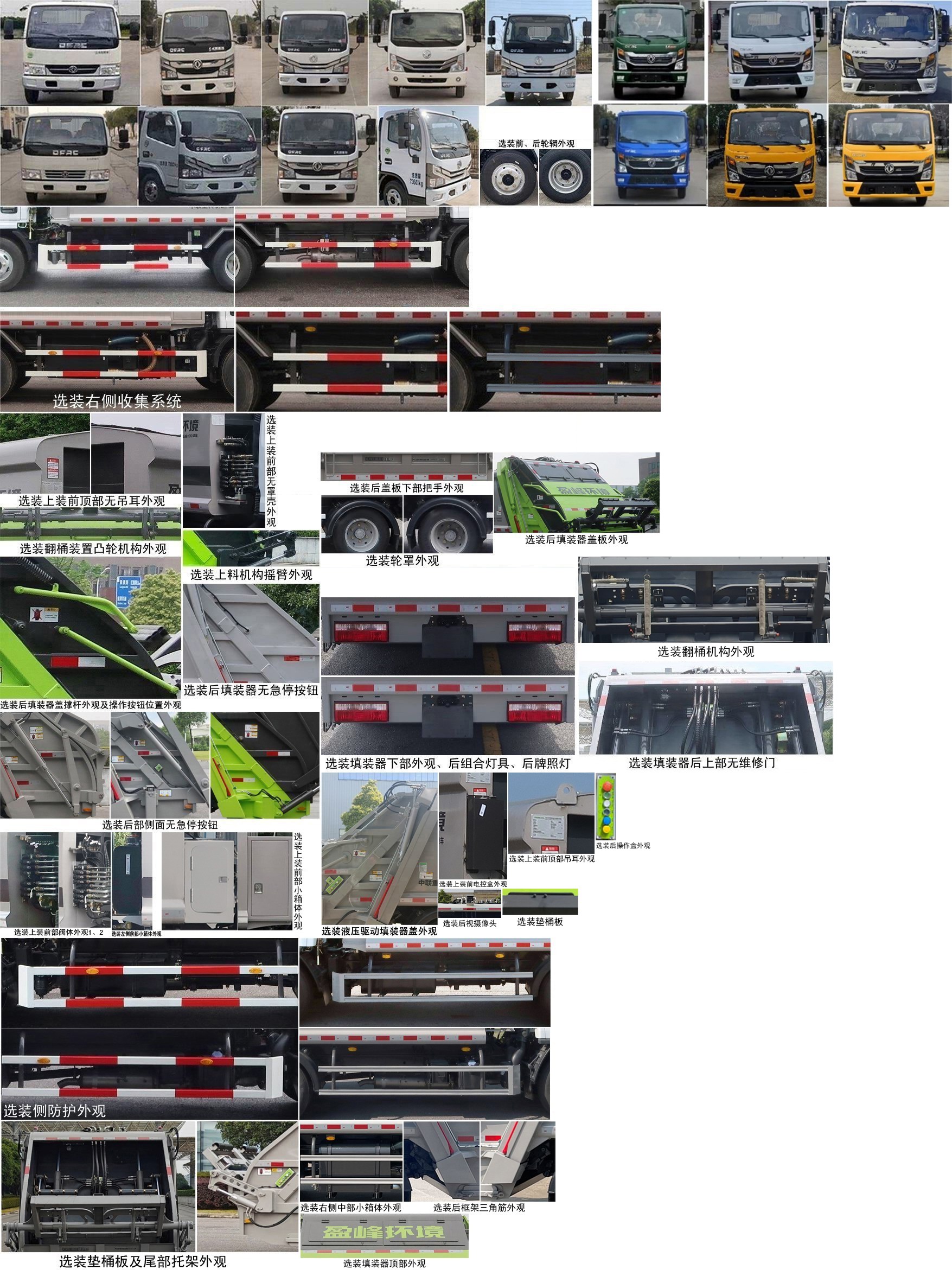 中聯(lián)牌ZBH5070ZYSEQY6壓縮式垃圾車公告圖片