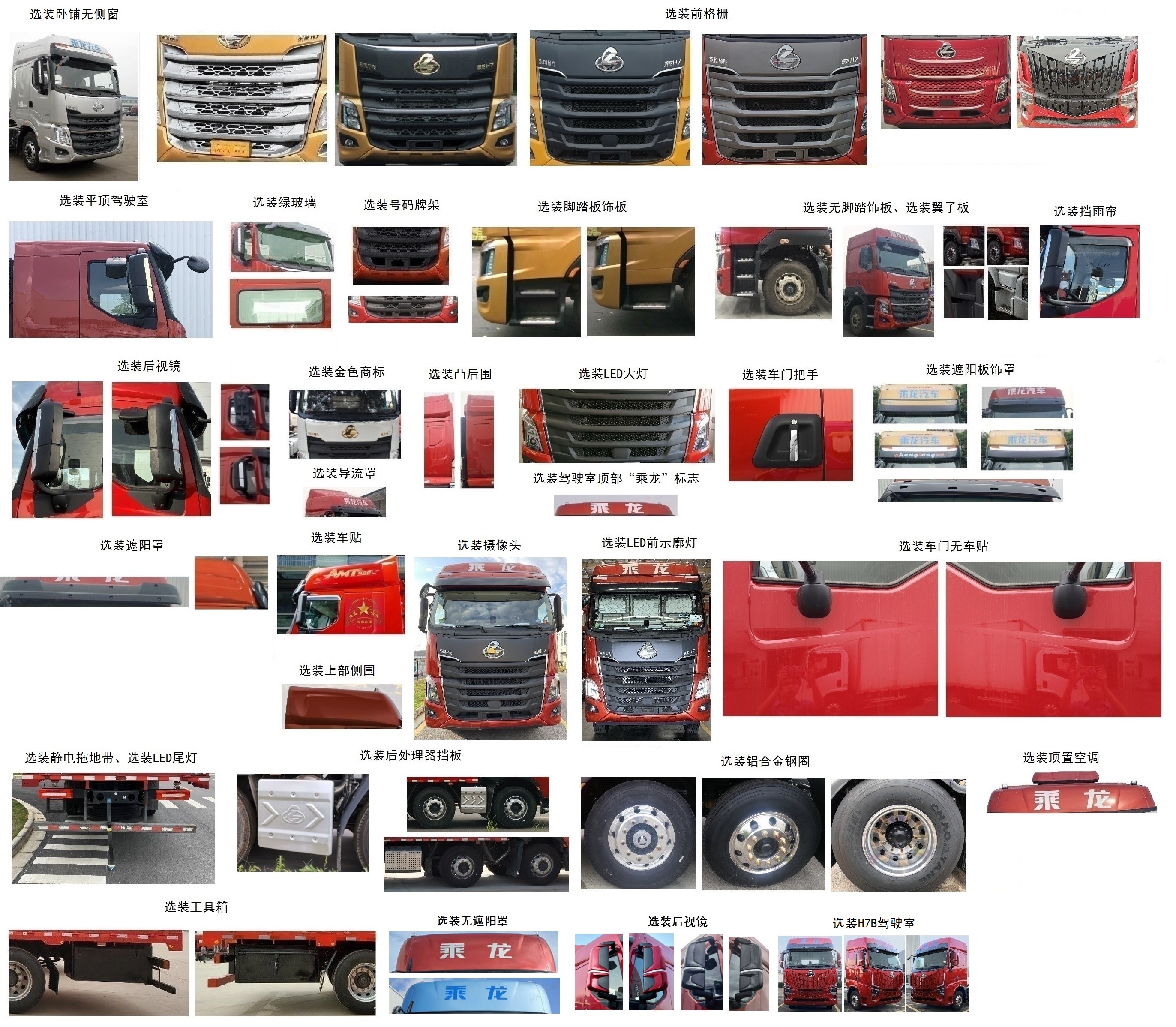 乘龍牌LZ5321XXYH7FC1廂式運(yùn)輸車公告圖片