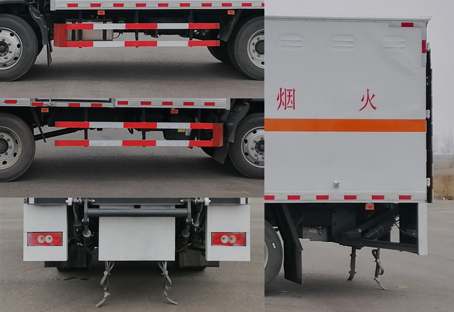 大力牌DLQ5120XRQBJ6易燃?xì)怏w廂式運(yùn)輸車公告圖片