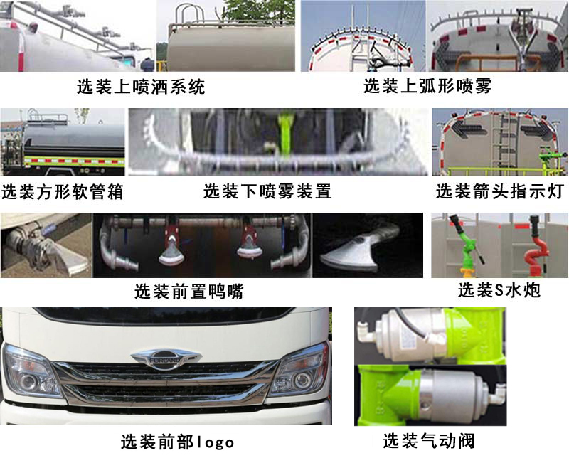 程力威牌CLW5071GPSB6綠化噴灑車公告圖片