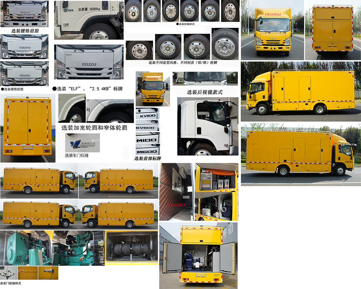 中意牌SZY5080XDYQ6電源車公告圖片