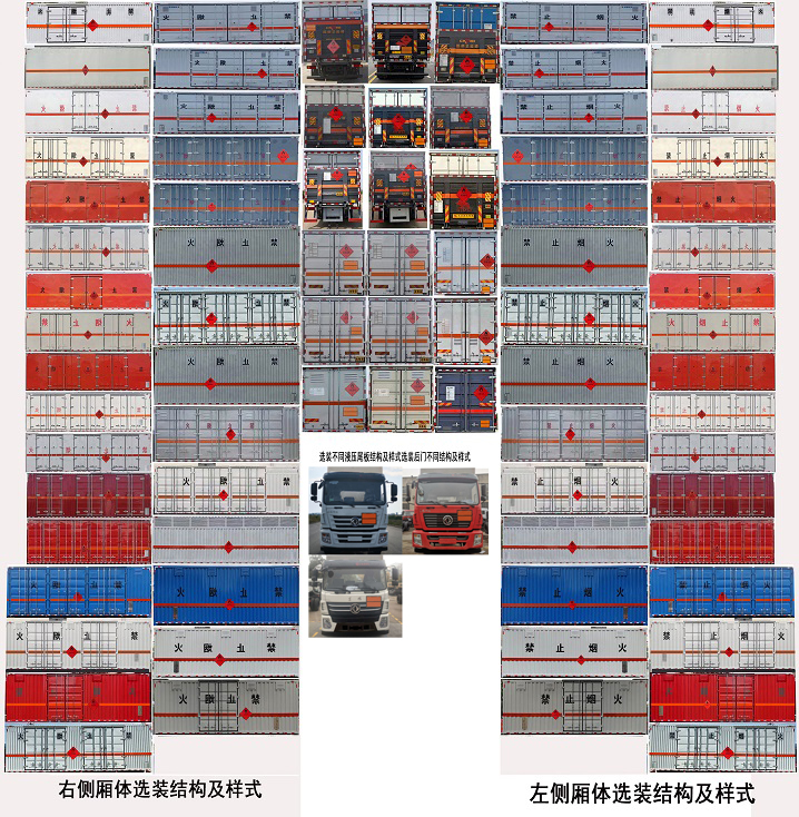 程力威牌CLW5260XRYE6易燃液體廂式運(yùn)輸車公告圖片